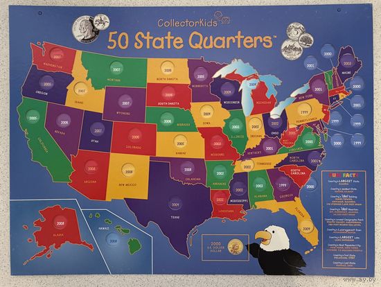 Карта для юного коллекционера