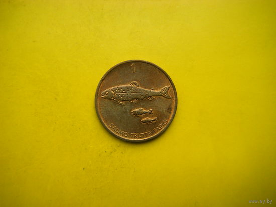 Словения 1 толар 1993г.