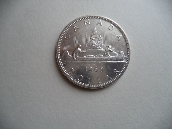 1 доллар 1965 г. Канада.