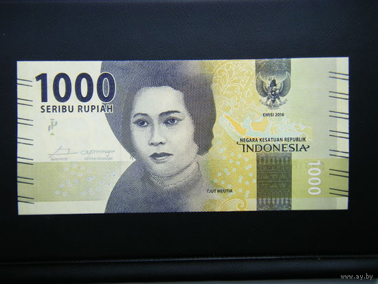 Индонезия 1000 РУПИ 2016г. UNC.
