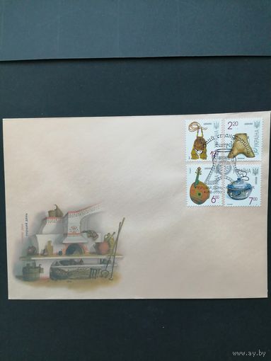 Украина 2011 КПД с четырьмя марками "Стандарт" (специальное гашение) Mi.1143-1146