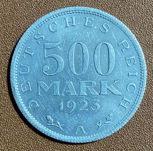 Монета 500 марок 1923 год. Веймарская республика.