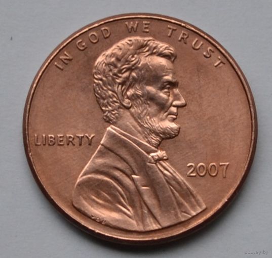 США, 1 цент 2007 г.