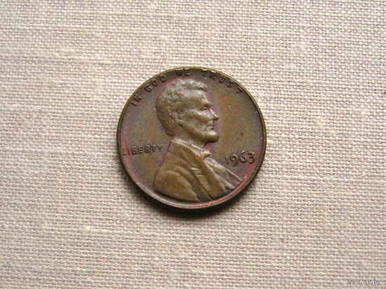 США 1 Цент 1963