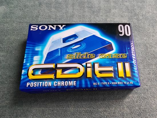 Новая аудиокассета Sony CDIT-90 (type II)