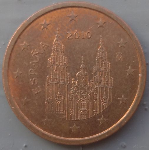 Испания 2 евроцента 2010. Возможен обмен