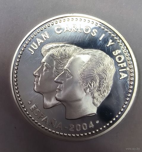 С рубля без мц! 10 евро 2004 proof Олимпийские игры 29г серебра