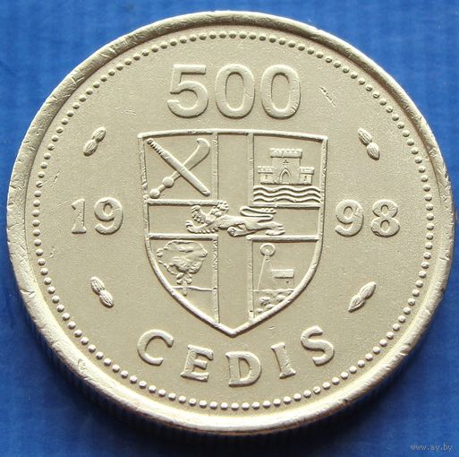 Гана.  500 седи 1998 год  KM#34