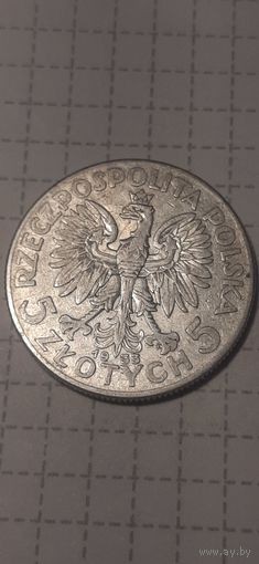 5 злотых Польша 1933 год