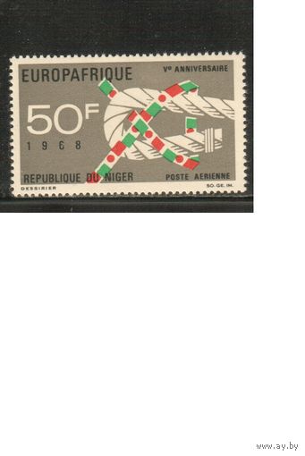 Нигер-1968 (Мих.188) **, Европа-Африка(одиночка)