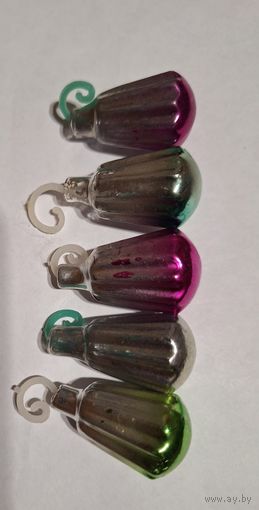 Елочные игрушки из набора Малютка Иней