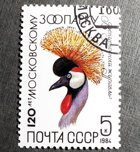 Марка СССР 1984 гол 120 лет Московскому зоопарку