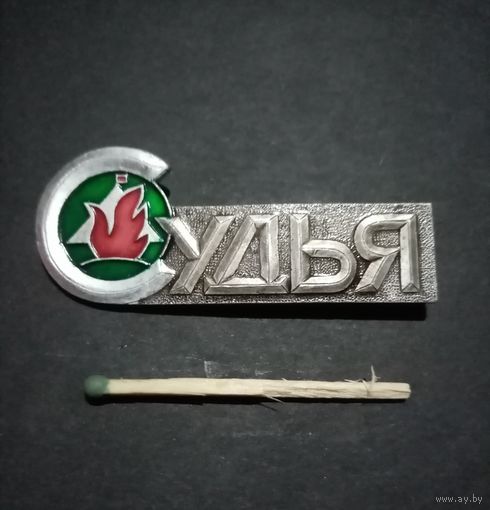 Редкий значек! СУДЬЯ.