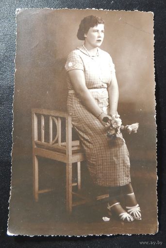 Фото "Молодая женщина",Барановичи, 1936 г.