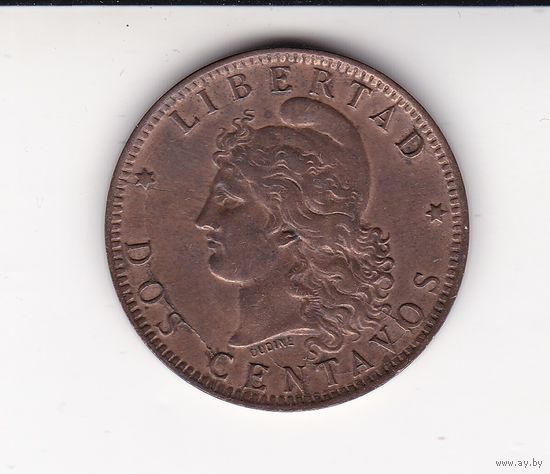 2 СЕНТАВО 1891 АРГЕНТИНА