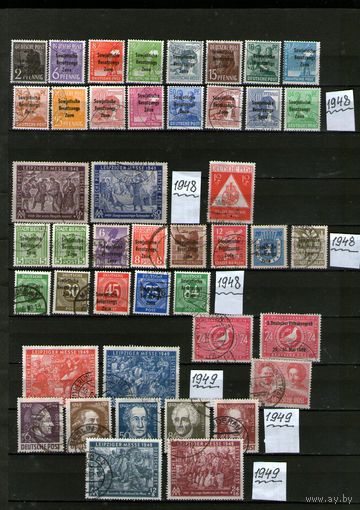 Германия.СОВЕТСКАЯ ЗОНА ОККУПАЦИИ !ПОЛНЫЕ  СЕРИИ ! ВЫСОКИЙ КАТАЛОГ !