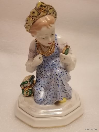 Малахитовая шкатулка. Старое клеймо ГИКИ.