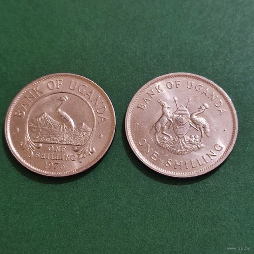 Уганда, 1 шиллинг 1976 год, aUNC