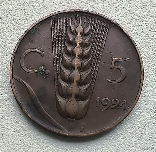 Италия 5 чентезимо, 1924 4-1-47