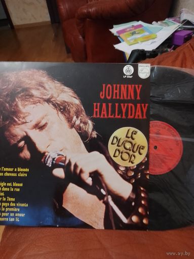 Johnny hallyday- le  disque d'Or. ДЖОННИ ХОЛЛИДЕЙ.