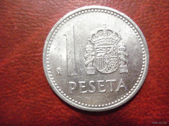 1 песета 1987 год Испания