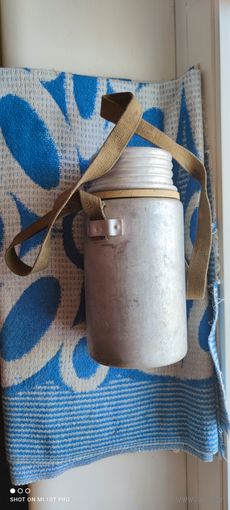 Бачок (ёмкость) для питьевой воды. Армейский (военный), 2 л, СССР.
