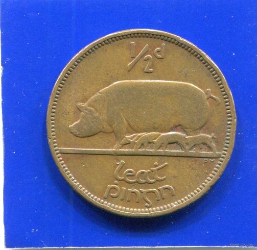 Ирландия 1/2 пенни 1946 , нечастый год