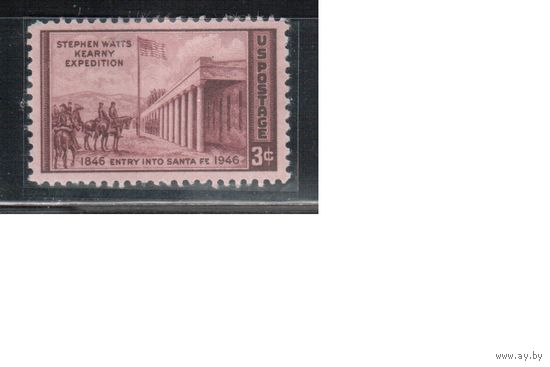 США-1946, (Мих.550), ** , Война, Капитуляция в Санта Фе (одиночка)