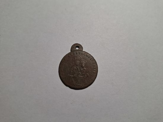 Медальон католический (ладонка) пресвятая Дева Мария Ченстоховская