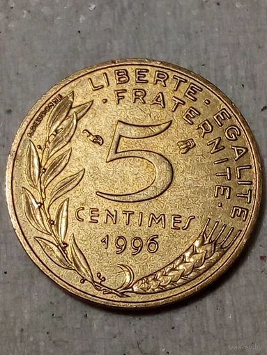 5 сантимов Франка 1996 год