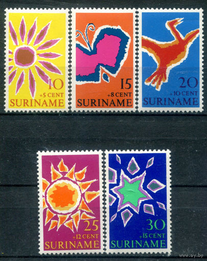 Нидерландские колонии - Суринам - 1970г. - Пасха - 5 марок - полная серия, MNH [Mi 570-574]. #3-WB-95-KS-3