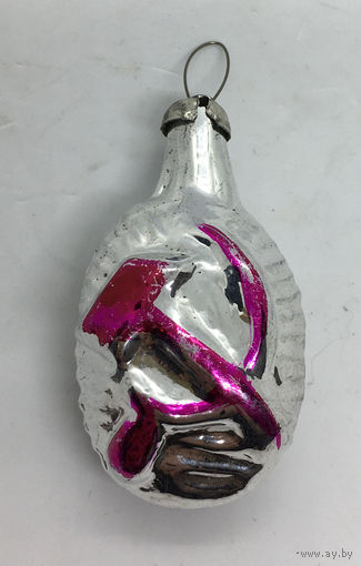 Ёлочная игрушка СЕРП И МОЛОТ . СОЦРЕАЛИЗМ