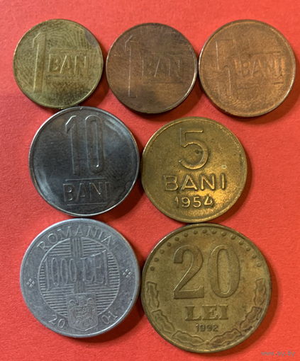 Румыния 7 разных монет