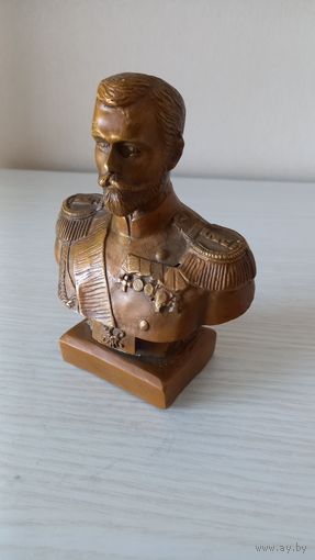 Статуэтка Николай второй, бронза, 13см