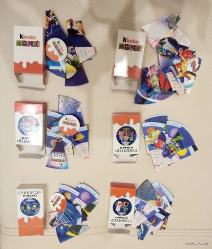 Кибертоп. Пазлы к серии киндер. Комплект