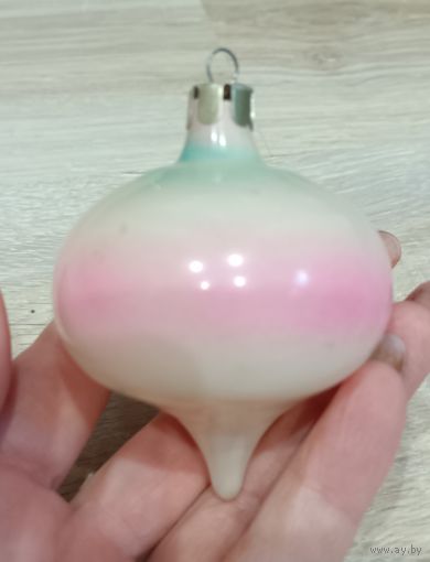 Елочные игрушки, стекло, Репка, репа из сказки про репку