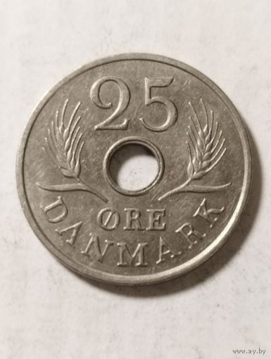 25 эре 1966 года Дания, не частая!