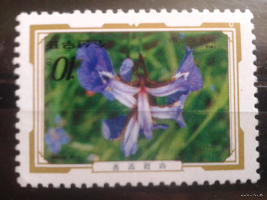 КНДР 1989 Цветы**