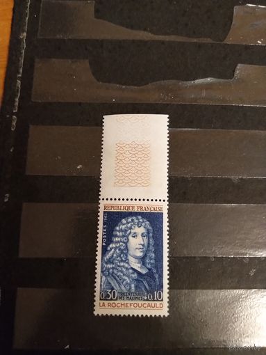 1965 Франция Лорашфуко писатель чистая MNH** выпускалась одиночкой (4-14)