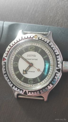 Часы Восток. Амфибия. Рабочие. Ссср.
