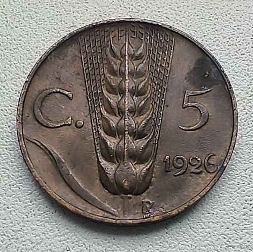 Италия 5 чентезимо, 1926 4-1-49