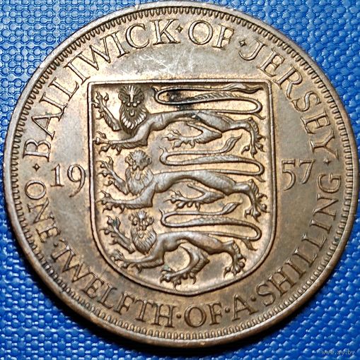 Джерси 1/12 шиллинга 1957 г.