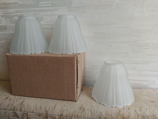 Новые плафоны для люстры