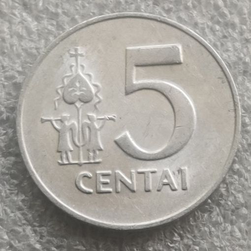 Литва 5 центов  1991 г.