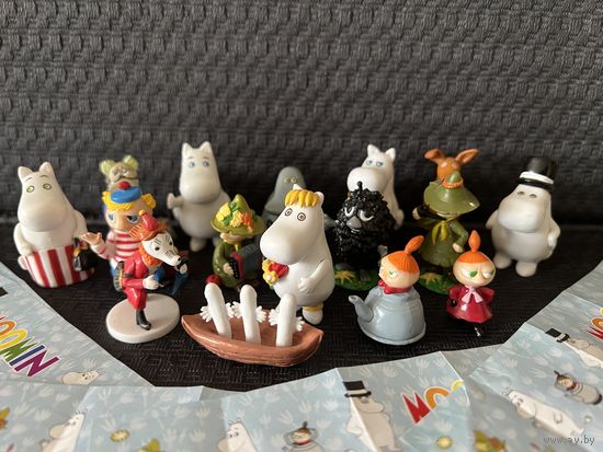 Ландрин. МУМИ ТРОЛЛИ MOOMIN 2009 ПОЛНАЯ СЕРИЯ!!! ЕСТЬ ВКЛАДЫШИ!