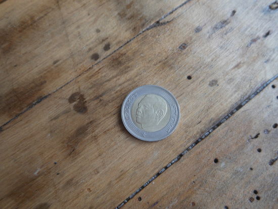 МОРОККО 5 дирхем 2002 год(биметалл)