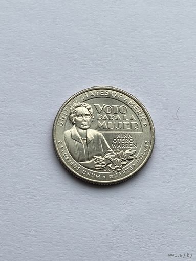 25 центов 2022 г., Аделина Отеро-Уоррен, США.