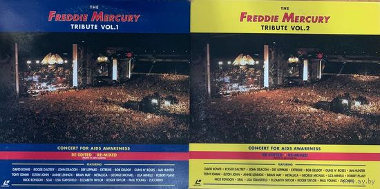 The Freddie Mercury Tribute Vol. 1 / The Freddie Mercury Tribute Vol. 2 (Laserdisk)