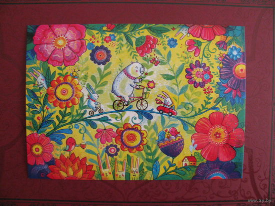 Смирнова. Цветочная дорога. Медведь, зайчики. 2004.