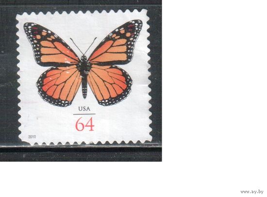 США-2010 (Мих.4620) , гаш., Фауна,Бабочки
